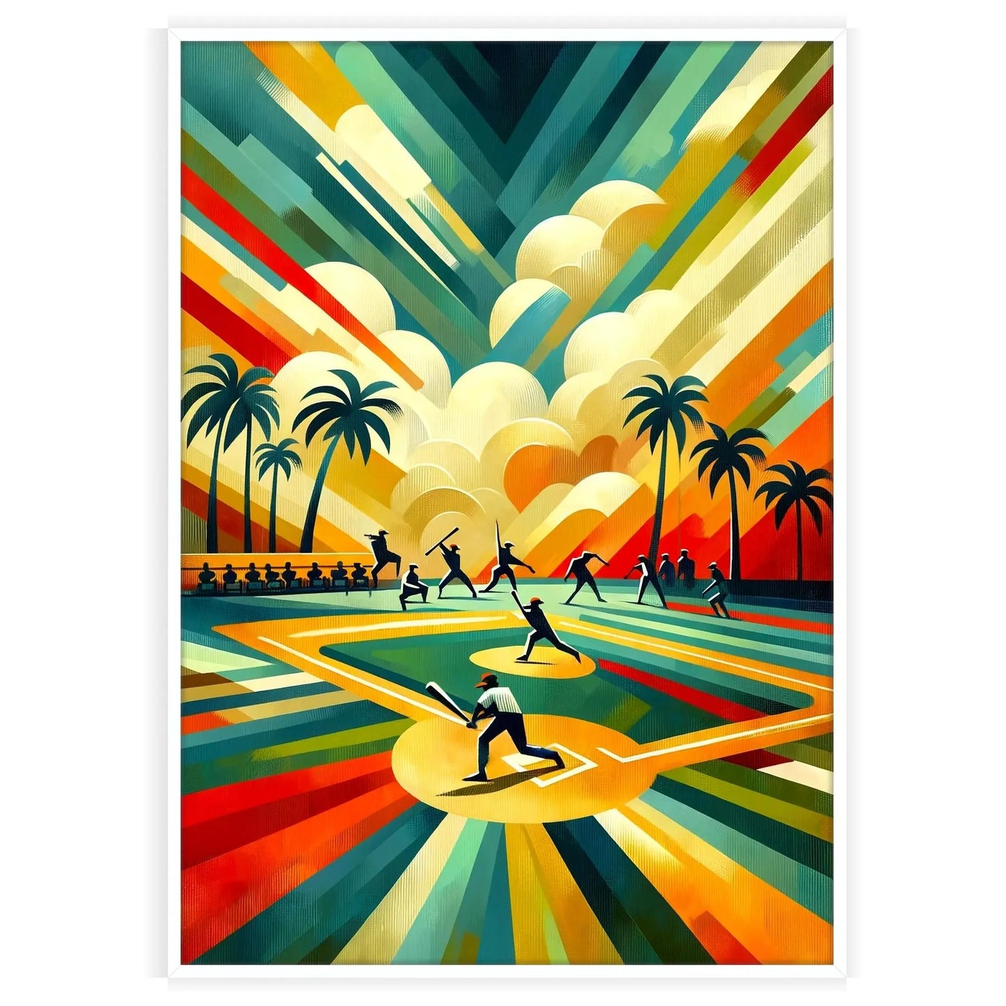 decor vintage baseball poster timeless spirit America favorite pastime unique wall art thoughtful gift enthusiasts stunning print captivating artwork