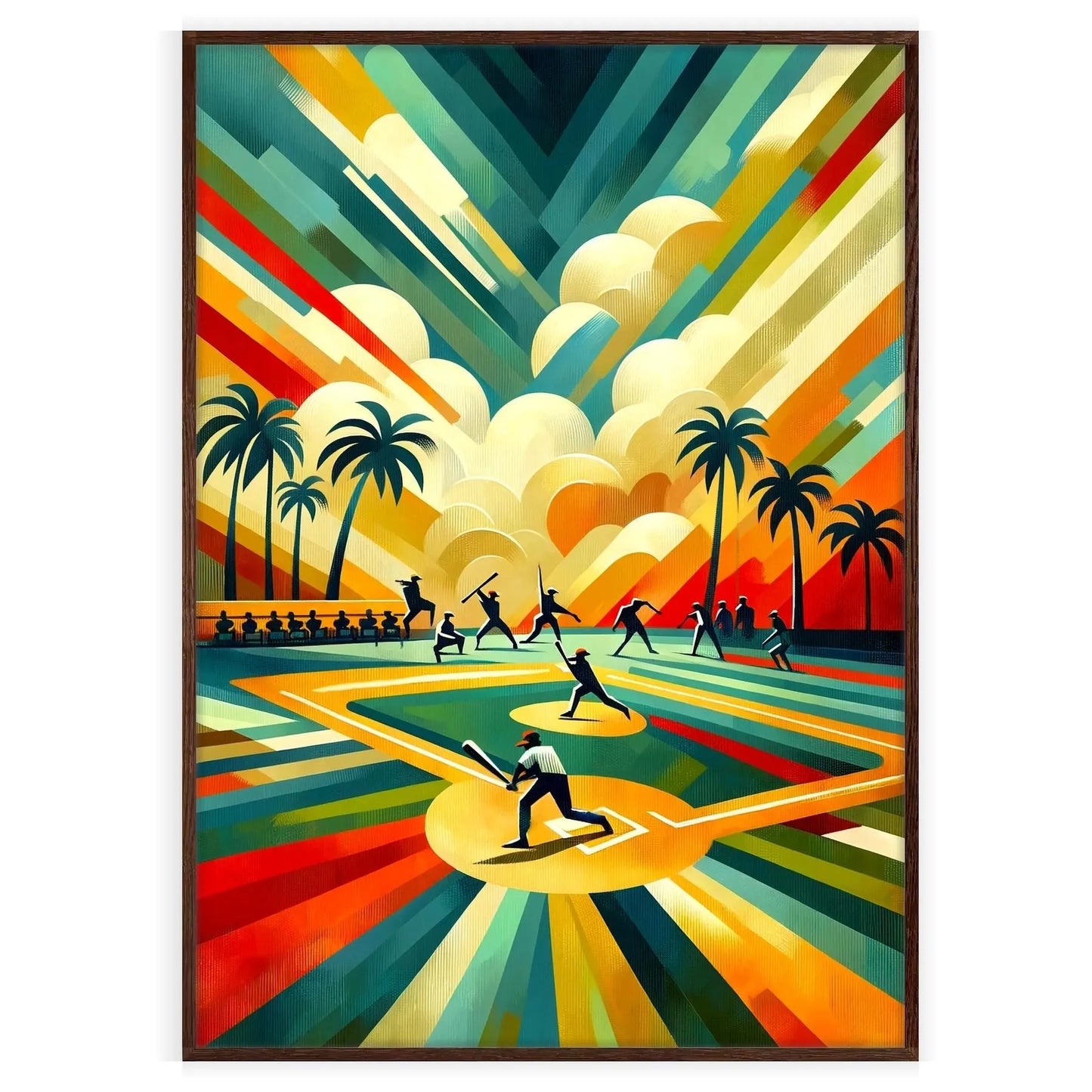 decor vintage baseball poster timeless spirit America favorite pastime unique wall art thoughtful gift enthusiasts stunning print captivating artwork