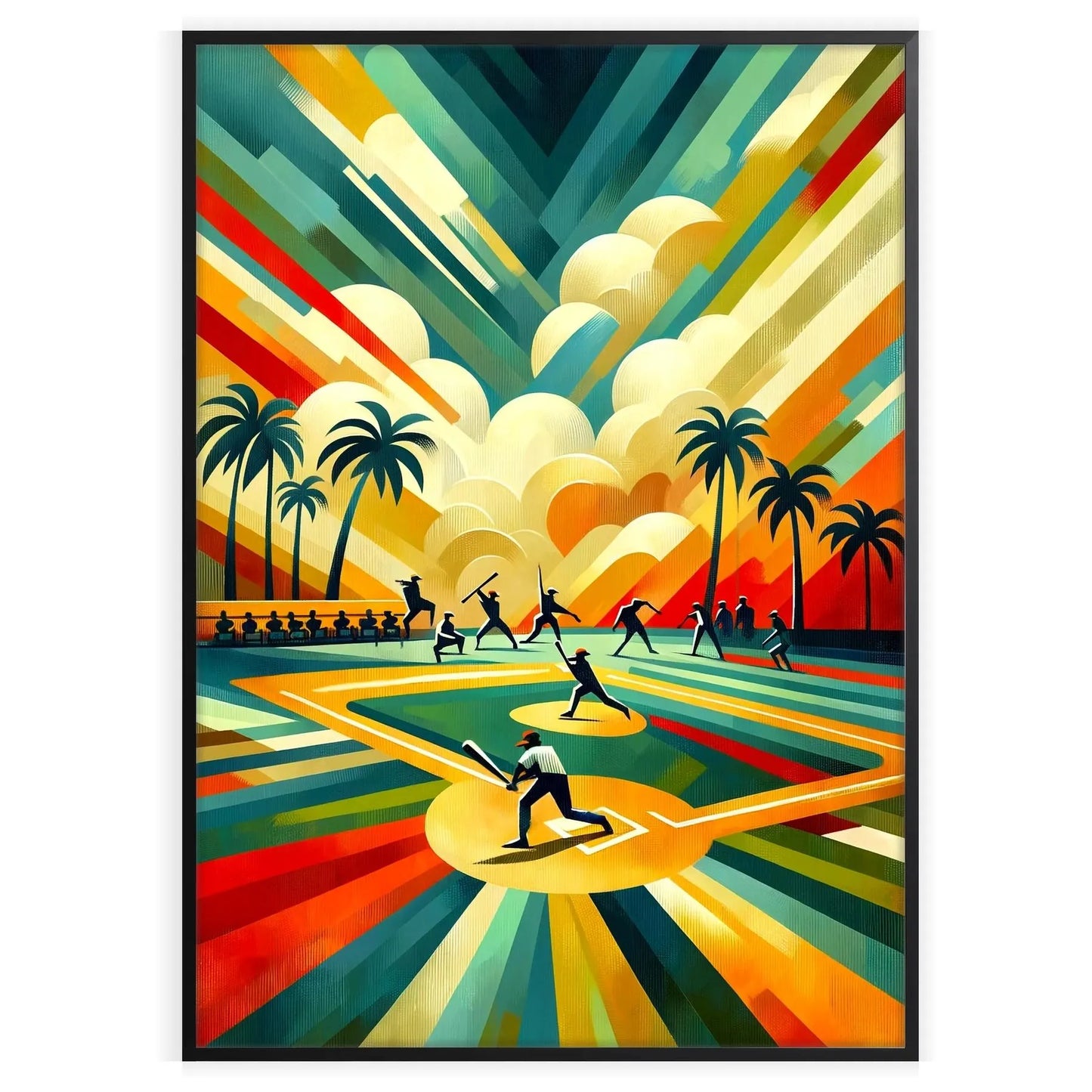 decor vintage baseball poster timeless spirit America favorite pastime unique wall art thoughtful gift enthusiasts stunning print captivating artwork