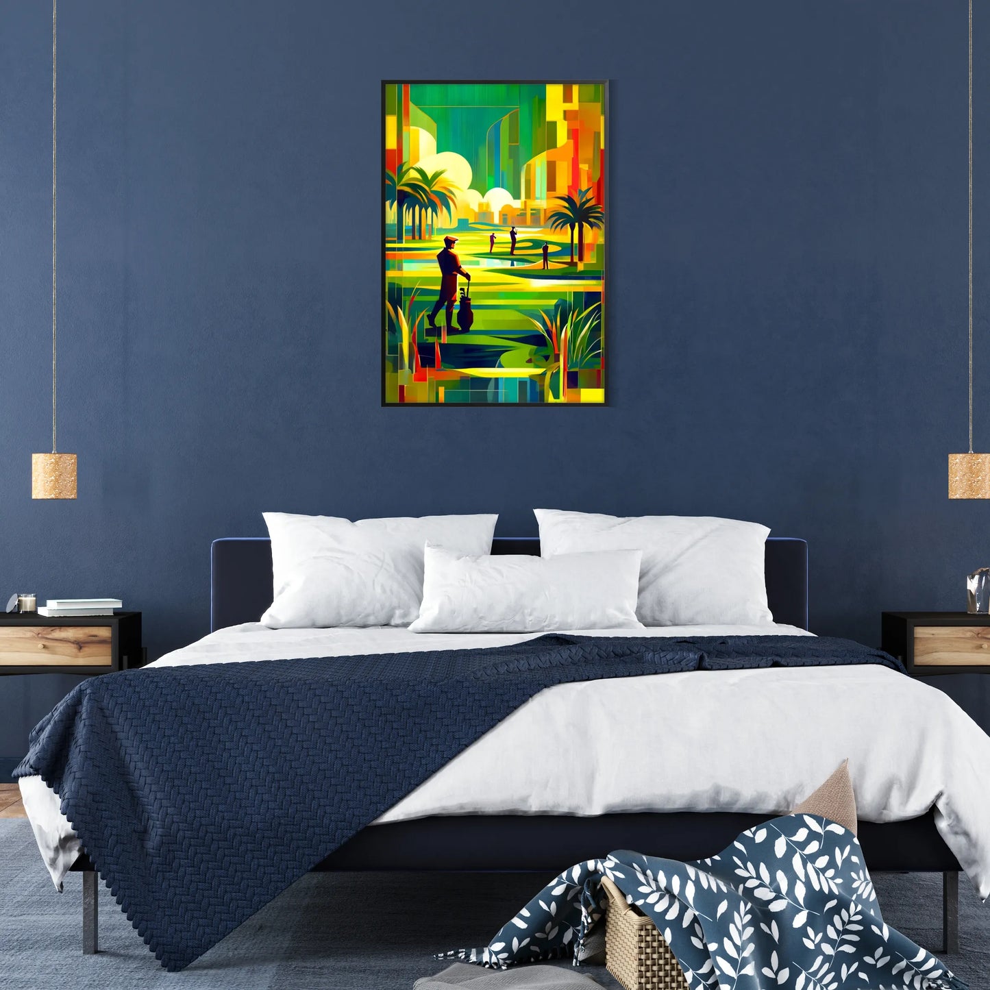 golf woman life stunning sport poster thoughtful gift unique wall art print elegance passion space diverse sizes A4 cm A0