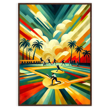 decor vintage baseball poster timeless spirit America favorite pastime unique wall art thoughtful gift enthusiasts stunning print captivating artwork